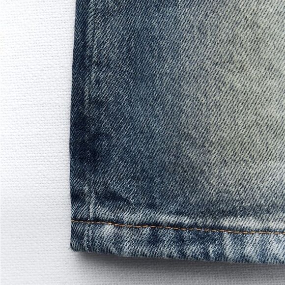 ZARA Z1975 ASYMMETRIC DENIM SKIRT - Picture 6 of 15